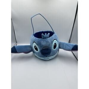 Disney Ruz Stitch Plush Easter Basket Bucket